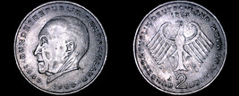 1973-J German 2 Mark World Coin -  Germany - $4.99