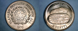 1975 Tonga 2 Seniti World Coin - Watermelons - $4.99