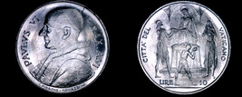 1968 Vatican City 10 Lire World Coin - Catholic Church Italy - £14.50 GBP