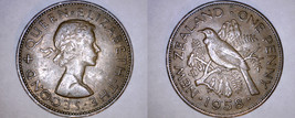 1958 New Zealand 1 Penny World Coin - Tui Bird - $9.99