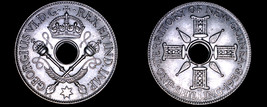 1938 New Guinea 1 Shilling World Silver Coin - $19.99
