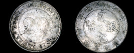1920 YR9 Chinese Kwang-Tung 20 Cent World Silver Coin - China - $24.99
