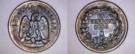 1893-Mo Mexican 1 Centavo World Coin - Mexico - £17.57 GBP