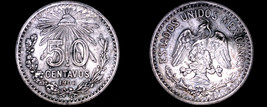 1906 Mexican 50 Centavo World Silver Coin - Mexico - $29.99