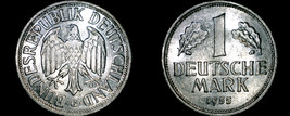 1955 G German 1 Mark World Coin -West Germany - $349.99