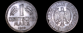 1950 J German 1 Mark World Coin - Germany - $14.99