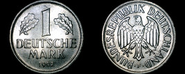 1962 F German 1 Mark World Coin -West Germany - $99.99