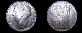 1956-R Italian 100 Lire World Coin - Italy - $14.99