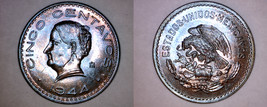 1944-Mo Mexican 5 Centavo World Coin - Mexico - $29.99