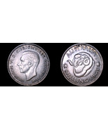 1943(m) Australian 1 Shilling World Silver Coin - Australia - £79.91 GBP