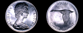 1967 Canadian Silver Dollar World Coin - Canada Centennial - £24.04 GBP