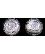 1940 Canada 10 Cent World Silver Coin - Canada - George VI - $24.99