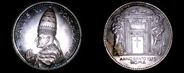 1975 Vatican City Pope Paul VI World Silver Medal - Catholic Church Italy - £35.95 GBP