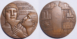 Very Large French Medal - Foundation of Marseille by Greeks - $124.99