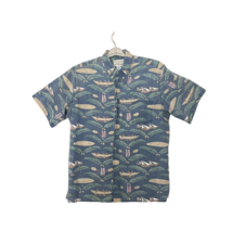 Reyn Spooner Dietrich Varez Mens XL Hawaiian Shirt 2006 Canoe Paddle Fla... - $59.35