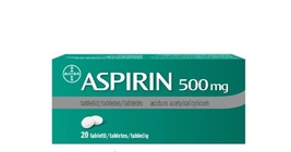 Aspirin 500 mg (aspirin), 20 tablets - £11.72 GBP