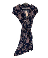 Banana Republic Petite Sheath Dress Pink Navy Floral Stretch NEW PXXS,PS - $62.59 CAD