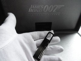 S.T. Dupont James Bond 007 Key Ring Black Gunmetal New - £379.69 GBP