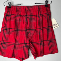 Blake Shelton lands’ end size small, red plaid boxers, new with tags - £7.80 GBP
