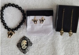 Halloween Jewelry Bundle – Lot of 4 pieces - £17.64 GBP