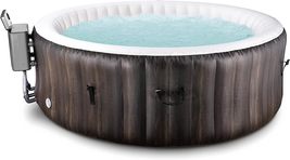 Inflatable Portable Hot Tub with Built-in LED Electric Heater Pump 4-6 Adults - £534.89 GBP