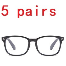 5 Pair Women Ladies Mens Unisex Round Frame Reading Glasses Blue Light Blocking - £9.57 GBP