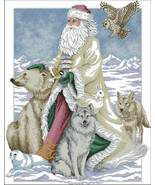 Polar Bear Santa Cross Stitch Pattern***LOOK*** - $2.95