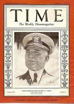 Time Magazine Feb 13 1933 Comm in Chief of US Fleet - £20.47 GBP