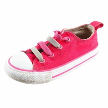 Converse All Star Toddler Sz 8 Medium Pink Casual Shoes Fabric - $21.78
