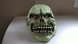Latex Rubber Scary Skeleton Head Mask Halloween Cosplay Masquerade Party Costume - £12.37 GBP