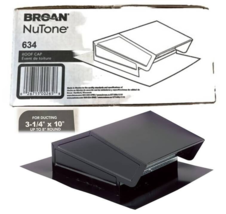 Broan 634 Roof Cap Convert Duct 8&quot; D, Black - £23.27 GBP