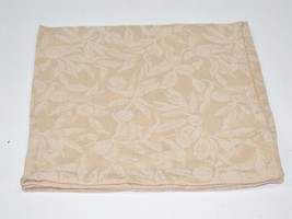 4 Pc Set Cotton Park Cottage Napkins Olive Gold Jacquard 18&quot; X 18&quot; Square New Ho - £14.90 GBP