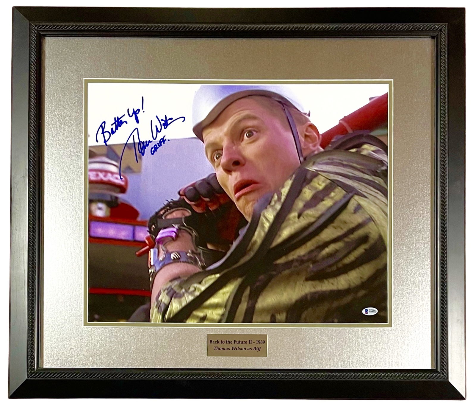Primary image for TOM WILSON Autograph Signed 16x20 PHOTO BACK TO THE FUTURE II FRAMED BECKETT 