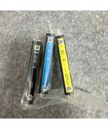 Lot of 3 Genuine EPSON 410 Ink Cartridges - Photo Black + Yellow + Cyan ... - $19.99