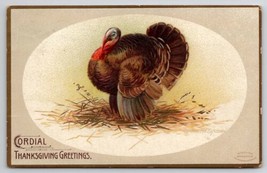 Ellen Clapsaddle Cordial Thanksgiving Greeting 1908 Auburn Maine Postcar... - $7.95