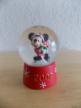 Disney 2007 JcPenney Mickey Mouse Christmas Mini Snowglobe  - £19.23 GBP