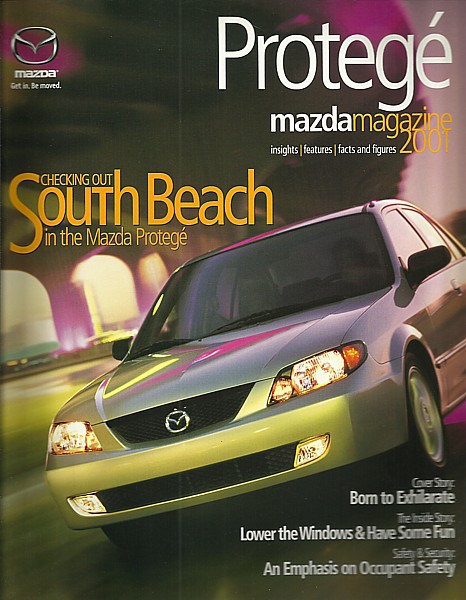 Primary image for 2001 Mazda PROTEGE sales brochure catalog US 01 DX LX ES 2.0