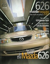 2001 Mazda 626 sales brochure catalog US 01 LX ES V6 - £4.75 GBP