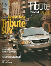2001 Mazda TRIBUTE sales brochure catalog 01 US DX LX ES V6 - £4.75 GBP
