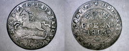 1815-FR German States Brunswick-Wolfenbuttel 6 Pfennige World Silver Coin - £63.94 GBP