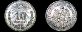 1911 Mexican 10 Centavo World Silver Coin - Mexico - £64.33 GBP