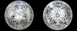 1729-JJJ German States Lubeck 4 Schilling World Silver Coin - £55.94 GBP