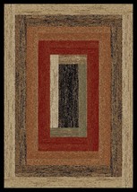 Mayberry Rug HS3783 8X10 7 ft. 10 in. x 9 ft. 10 in. Hearthside Rustic Panel Are - £183.54 GBP