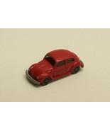 1950&#39;s VW Volkswagen HT bug beetle dealer Promo car plastic red Wiking - £20.45 GBP