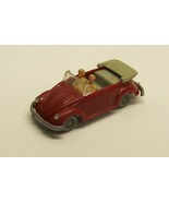 1950&#39;s VW Volkswagen convertible bug beetle dealer Promo car plastic red... - £51.14 GBP