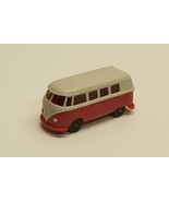 1950&#39;s VW Volkswagen bus plastic red/light grey gray 2 tone Wiking - £118.03 GBP
