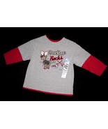 BOYS 12 MONTHS - Faded Glory Christmas Rocks Gray Red HOLIDAY LONG-SLEEV... - £9.58 GBP