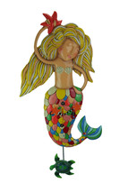 Scratch &amp; Dent Allen Designs Large Sirena the Mermaid Pendulum Wall Clock - £124.59 GBP