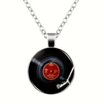 Retro Record Player Necklace - £4.02 GBP