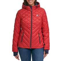 Tommy Hilfiger Women&#39;s Packable Jacket - Size Small - Red (Crimson) - NWT - £29.69 GBP